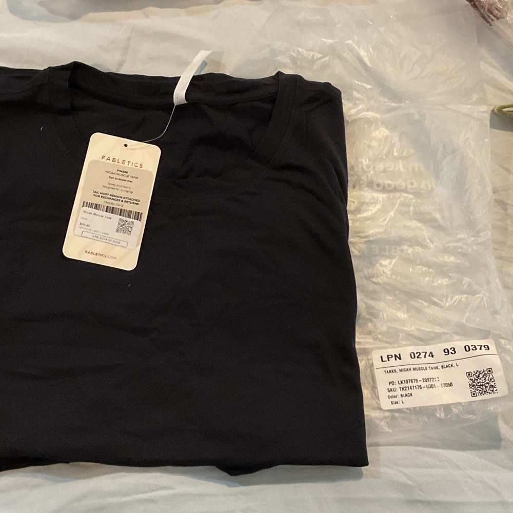 Fabletics Men's Classic Black Tee